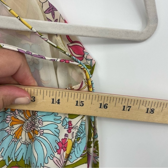 Liberty Of London X Target Floral Halter Sundress Spring Girlie Poppy Flowers M - Picture 9 of 11